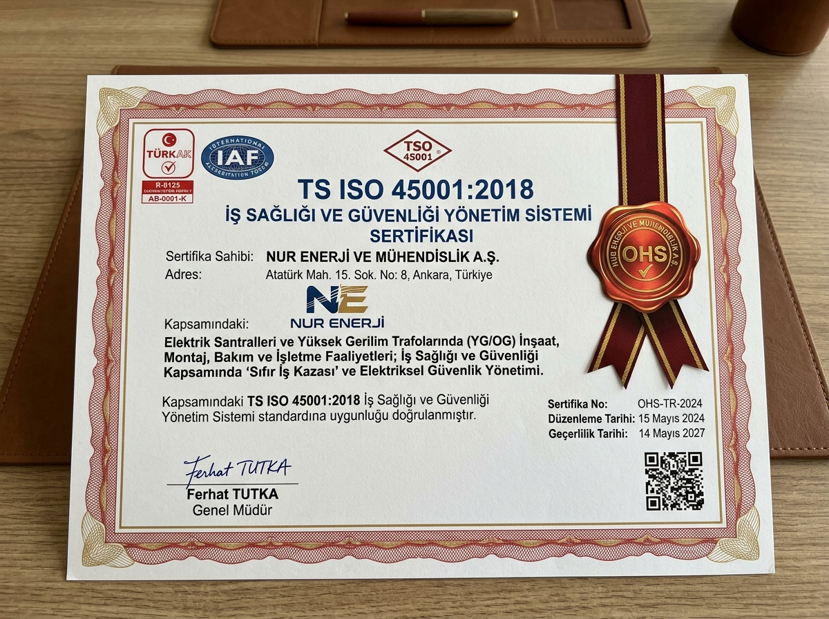 ISO 45001:2018 İş Sağlığı ve Güvenliği Yönetim Sistemi