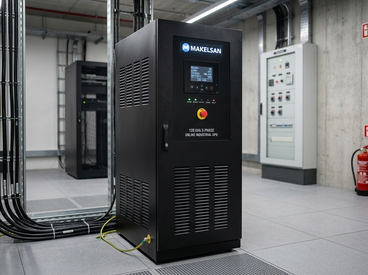 Makelsan 120 kVA 3 Faz Online Endüstriyel UPS