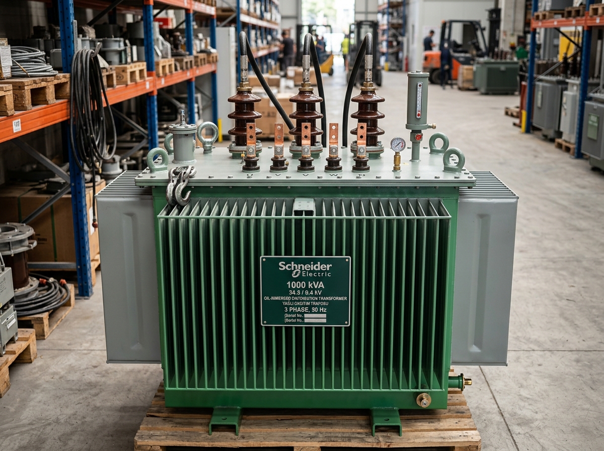 Schneider 1000 kVA 34.5/0.4 kV Yağlı Dağıtım Trafosu